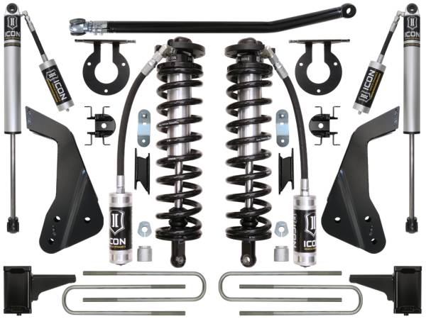 ICON Vehicle Dynamics - ICON 2008-2010 Ford F250/F350, 4-5.5" Lift, Stage 1 Coilover Conversion System