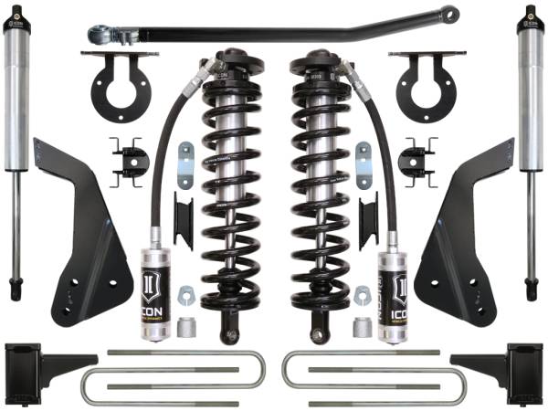 ICON Vehicle Dynamics - ICON 2008-2010 Ford F250/F350, 4-5.5" Lift, Stage 2 Coilover Conversion System