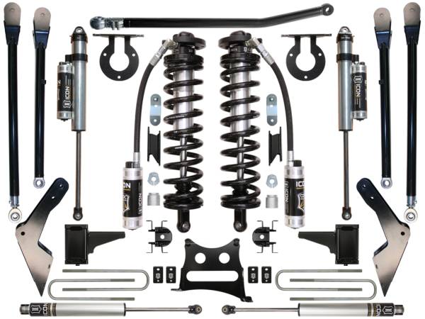 ICON Vehicle Dynamics - ICON 2008-2010 Ford F250/F350, 4-5.5" Lift, Stage 5 Coilover Conversion System