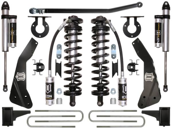 ICON Vehicle Dynamics - ICON 2011-2016 Ford F250/F350, 4-5.5" Lift, Stage 3 Coilover Conversion System