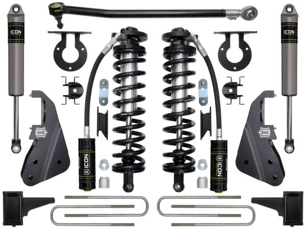 ICON Vehicle Dynamics - ICON 2017-2022 Ford F250/F350, 4-5.5" Lift, Stage 2 Suspension System