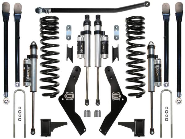 ICON Vehicle Dynamics - ICON 2011-2016 Ford F250/F350, 4.5" Lift, Stage 4 Suspension System