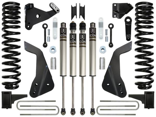 ICON Vehicle Dynamics - ICON 2008-2010 Ford F250/F350, 7" Lift, Stage 1 Suspension System