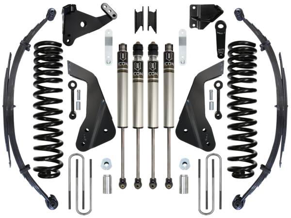 ICON Vehicle Dynamics - ICON 2008-2010 Ford F250/F350, 7" Lift, Stage 2 Suspension System