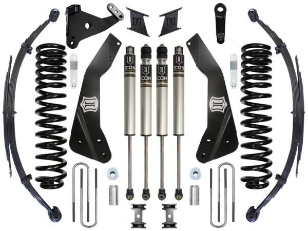 ICON Vehicle Dynamics - ICON 2011-2016 Ford F250/F350, 7" Lift, Stage 2 Suspension System