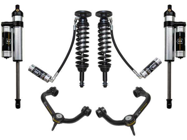 ICON Vehicle Dynamics - ICON 09-13 Ford F150 4WD, 1.75-2.63" Lift Stage 4 Suspension System, Tubular UCA