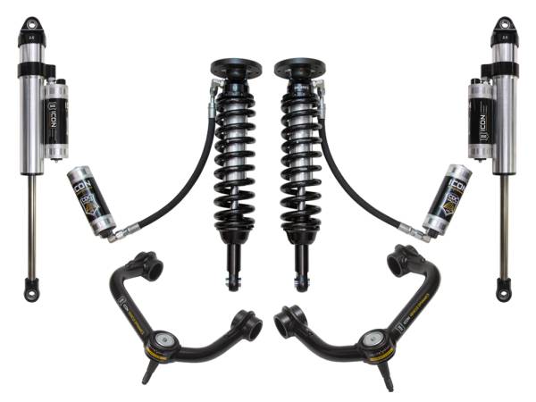 ICON Vehicle Dynamics - ICON 09-13 Ford F150 4WD, 1.75-2.63" Lift Stage 5 Suspension System, Tubular UCA