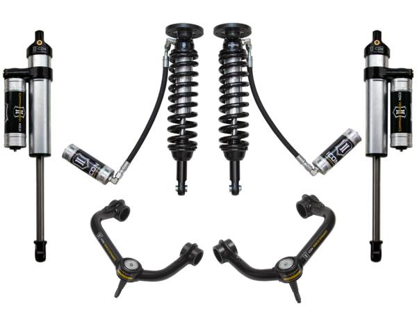 ICON Vehicle Dynamics - ICON 09-13 Ford F150 2WD, 1.75-2.63" Lift Stage 3 Suspension System, Tubular UCA