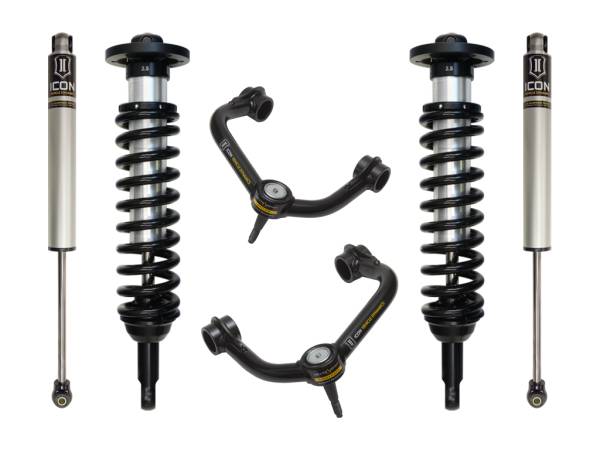 ICON Vehicle Dynamics - ICON 2004-08 Ford F150 4WD, 0-2.63" Lift, Stage 2 Suspension System, Tubular UCA