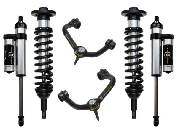 ICON Vehicle Dynamics - ICON 2004-08 Ford F150 4WD, 0-2.63" Lift, Stage 3 Suspension System, Tubular UCA