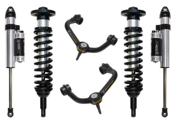 ICON Vehicle Dynamics - ICON 2004-08 Ford F150 4WD, 0-2.63" Lift, Stage 4 Suspension System, Tubular UCA