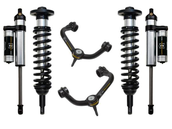 ICON Vehicle Dynamics - ICON 2004-08 Ford F150 2WD, 0-2.63" Lift, Stage 3 Suspension System, Tubular UCA