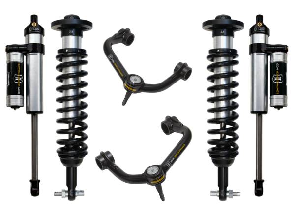 ICON Vehicle Dynamics - ICON 2014 Ford F150 4WD, 0-2.63" Lift, Stage 3 Suspension System, Tubular UCA