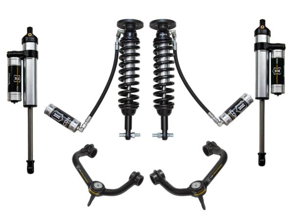 ICON Vehicle Dynamics - ICON 2014 Ford F150 4WD, 1.75-2.63" Lift, Stage 4 Suspension System, Tubular UCA