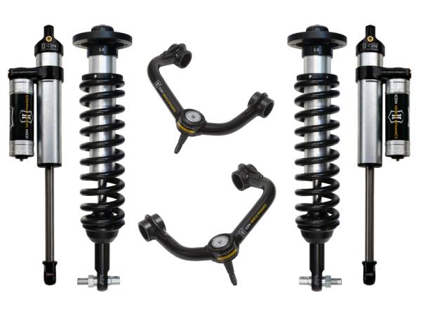 ICON Vehicle Dynamics - ICON 2014 Ford F150 2WD, 0-2.63" Lift, Stage 3 Suspension System, Tubular UCA