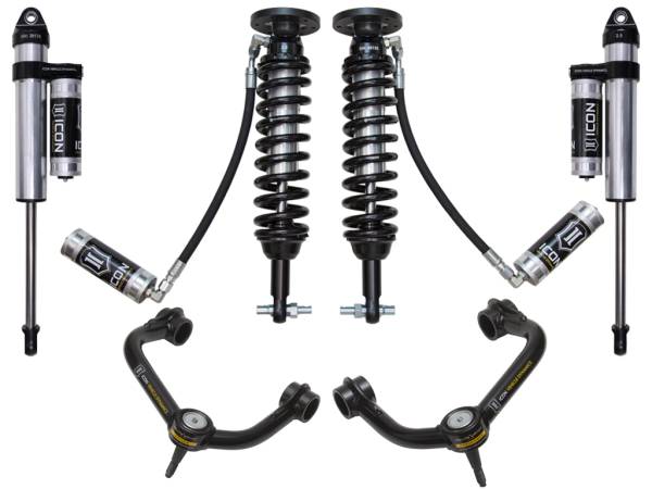 ICON Vehicle Dynamics - ICON 2015-20 Ford F150 4WD, 2-2.63" Lift, Stage 4 Suspension System, Tubular UCA