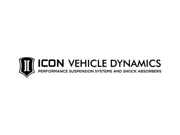 ICON Vehicle Dynamics - ICON Vehicle Dynamics Tagline Sticker, Black, 18” Wide