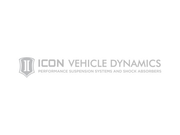 ICON Vehicle Dynamics - ICON Vehicle Dynamics Tagline Sticker, Silver, 18” Wide