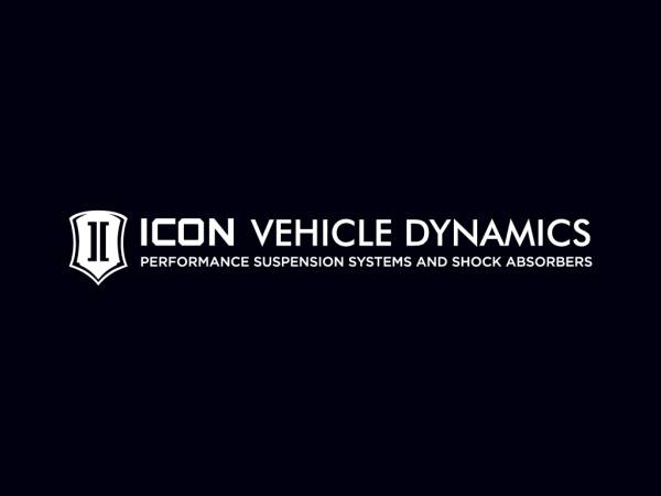 ICON Vehicle Dynamics - ICON Vehicle Dynamics Tagline Sticker, White, 18” Wide