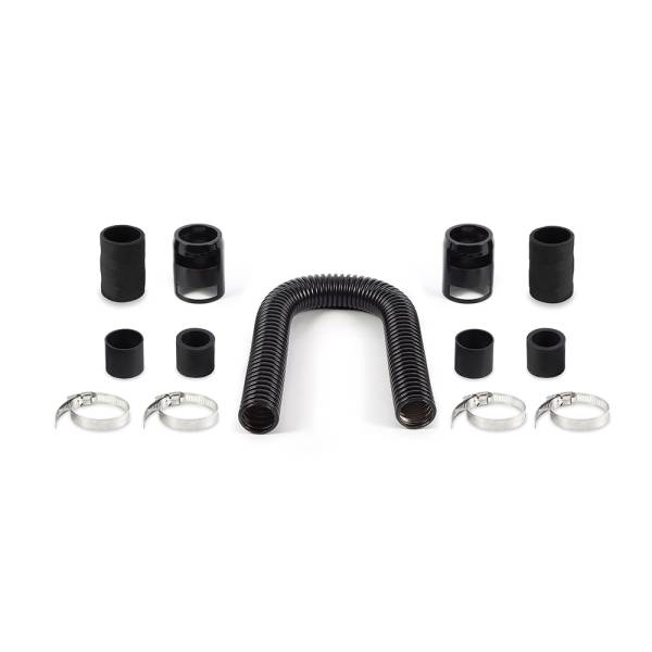 Mishimoto - Mishimoto Universal Flexible Stainless Steel Radiator Hose Kit, 24", Black - MMAH-U24BK