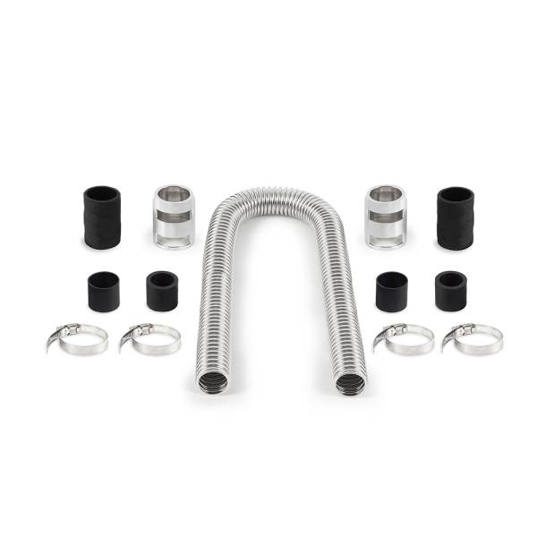 Mishimoto - Mishimoto Universal Flexible Stainless Steel Radiator Hose Kit, 36", Chrome - MMAH-U36C