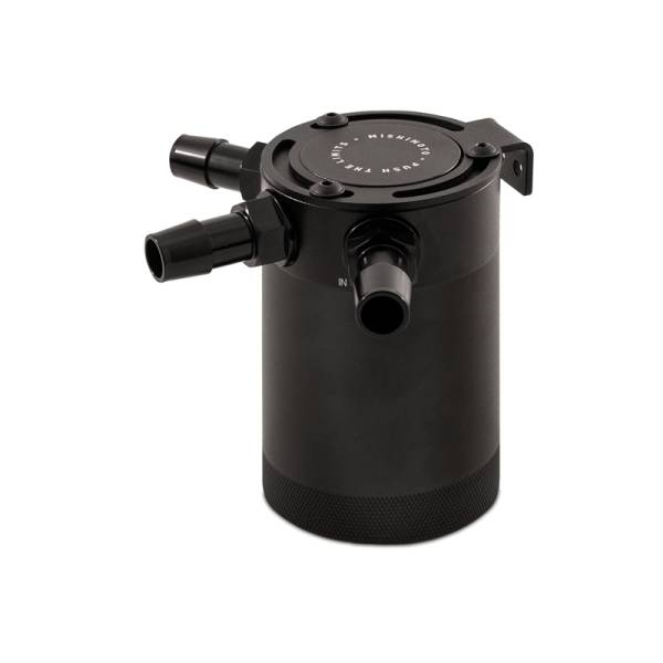 Mishimoto - Mishimoto Compact Baffled Oil Catch Can, 3-Port - MMBCC-CBTHR-BK