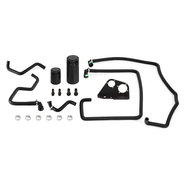 Mishimoto - Mishimoto Ford F-150 3.5L EcoBoost Baffled Oil Catch Can Kit, 2017-2021 - MMBCC-F35T-17SBE