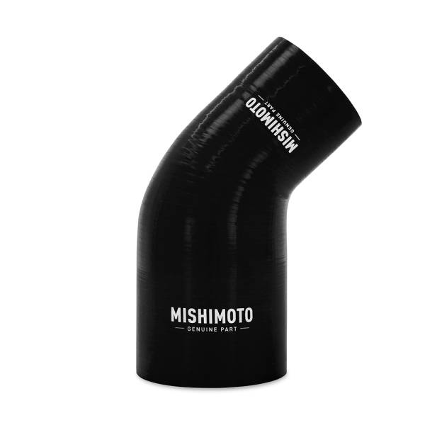 Mishimoto - Mishimoto 45-Degree Silicone Transition Coupler, 2.50-in to 3.00-in, Black - MMCP-R45-2530BK