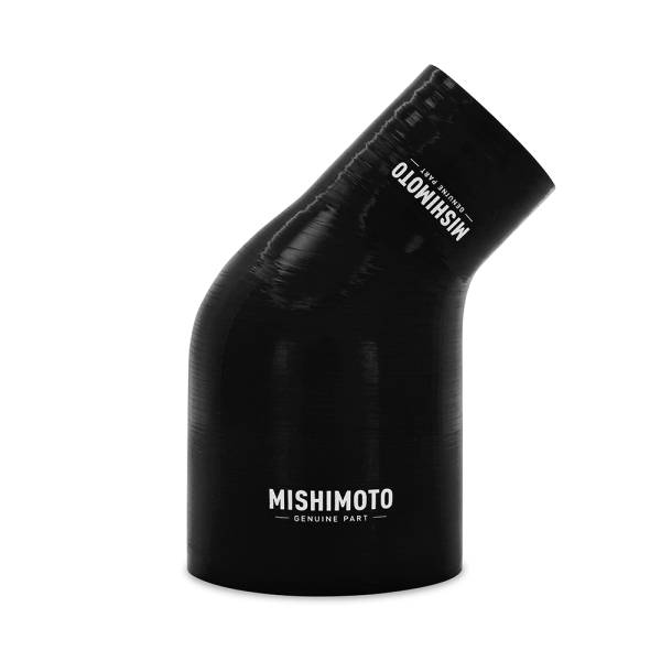 Mishimoto - Mishimoto 45-Degree Silicone Transition Coupler, 2.50-in to 4.00-in, Black - MMCP-R45-2540BK