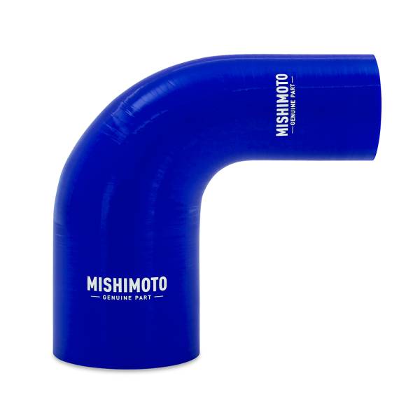 Mishimoto - Mishimoto 90-Degree Silicone Transition Coupler, 1.75-in to 2.50-in, Blue - MMCP-R90-17525BL