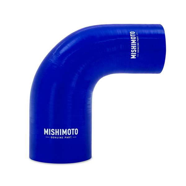 Mishimoto - Mishimoto 90-Degree Silicone Transition Coupler, 2.50-in to 3.00-in, Blue - MMCP-R90-2530BL