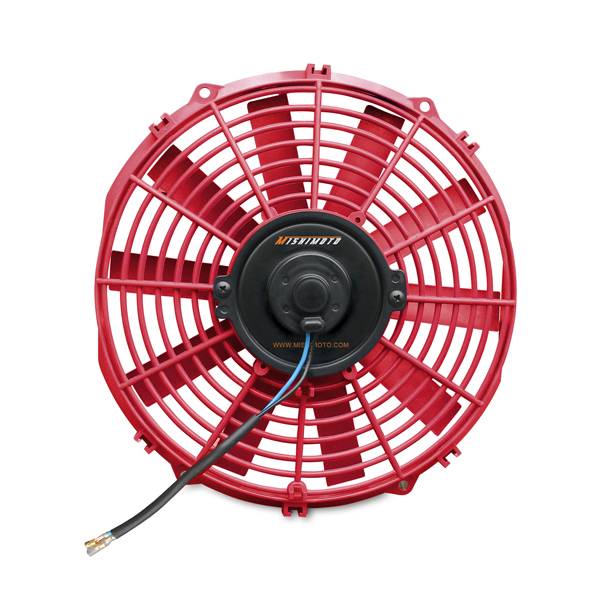 Mishimoto - Mishimoto Slim Electric Fan 12in, Red - MMFAN-12RD