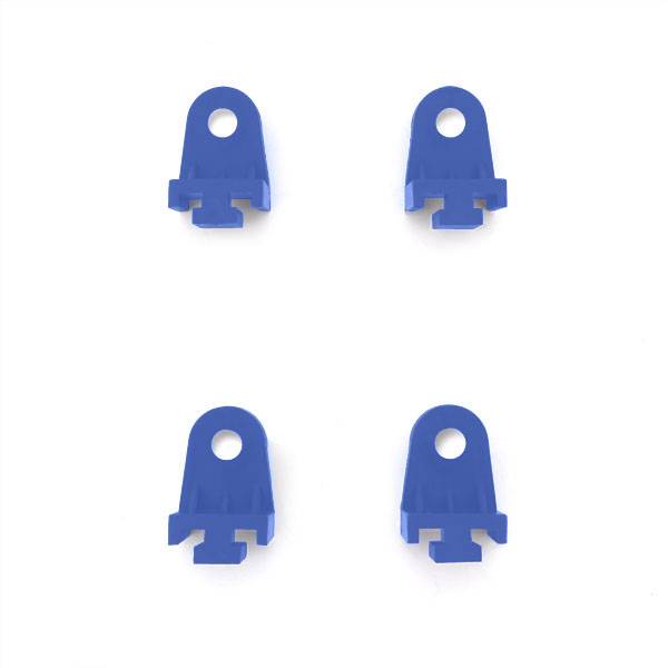 Mishimoto - Mishimoto Plastic Fan Clips, Blue - MMFAN-CLIPBL