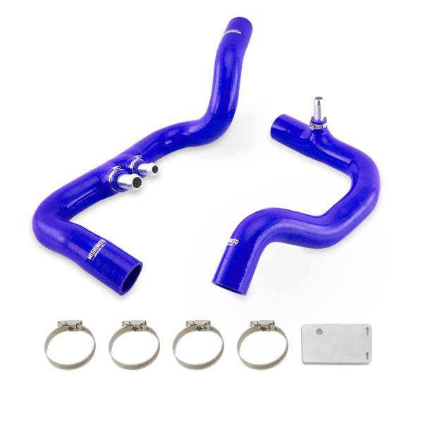 Mishimoto - Mishimoto Silicone Coolant Hose Kit, Fits 2018+ Jeep Wrangler JL 3.6L W/ Auto Trans, Blue - MMHOSE-JLP-18ABL