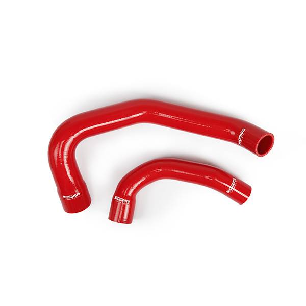 Mishimoto - Mishimoto Jeep Wrangler YJ Silicone Radiator Hose Kit, 1991-1995, Red - MMHOSE-WR6-91RD