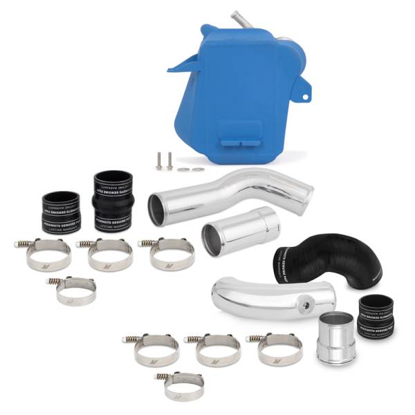 Mishimoto - Mishimoto Ford 6.7L Powerstroke Air-to-Water Performance Intercooler Kit, 2011+, Blue - MMINT-F2D-11KBLP