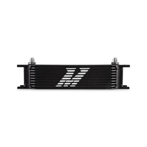 Mishimoto - Mishimoto Universal 10-Row Oil Cooler, -6AN, Black - MMOC-10-6BK