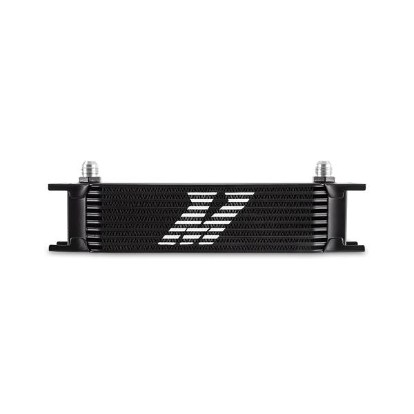 Mishimoto - Mishimoto Universal 10-Row Oil Cooler, -8AN, Black - MMOC-10-8BK