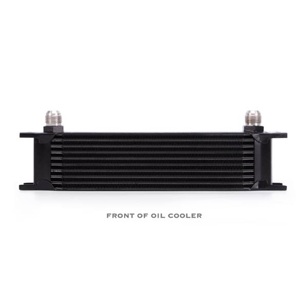 Mishimoto - Mishimoto Universal 10 Row Oil Cooler, Black - MMOC-10BK