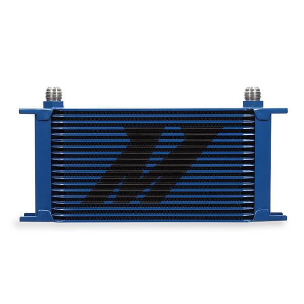 Mishimoto - Mishimoto Universal 19-Row Oil Cooler, Blue - MMOC-19BL