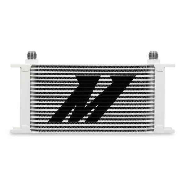 Mishimoto - Mishimoto Universal 19-Row Oil Cooler, White - MMOC-19WT