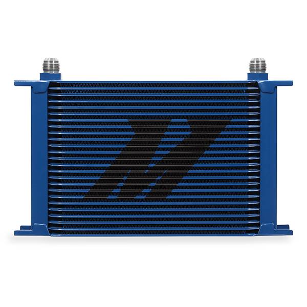 Mishimoto - Mishimoto Universal 25-Row Oil Cooler, Blue - MMOC-25BL