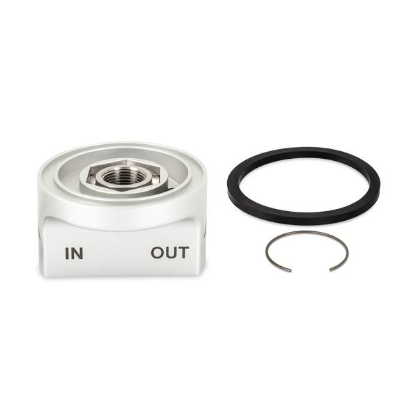 Mishimoto - Mishimoto Remote Oil Filter Take-Off Plate, 3/4-16 - MMOC-FTO-34IN