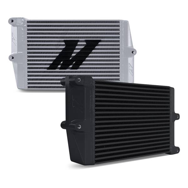 Mishimoto - Mishimoto Universal Heavy-Duty Bar-and-Plate Oil Cooler, 10in Core, Opposite-Side Outlets - MMOC-OO-10BK