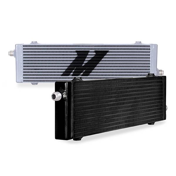 Mishimoto - Mishimoto Universal Cross Flow Bar and Plate Oil Cooler, Large - MMOC-SP-LBK