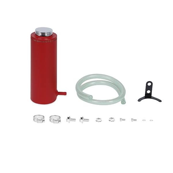 Mishimoto - Mishimoto Aluminum Coolant Reservoir Tank, Wrinkle Red - MMRT-CAWRD