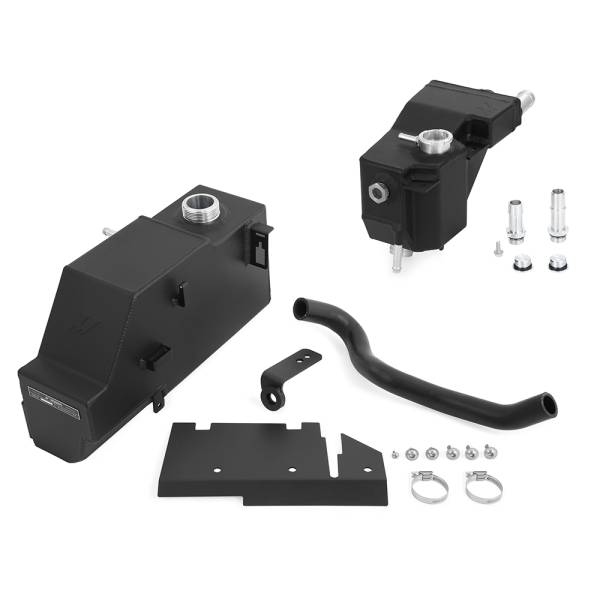 Mishimoto - Mishimoto Degas Tank Kit, Fits 2011-2019 Ford 6.7L Powerstroke, Micro-Wrinkle Black - MMRT-F2D-11KMWBK