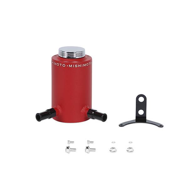 Mishimoto - Mishimoto Aluminum Power Steering Reservoir Tank, Wrinkle Red - MMRT-PSAWRD