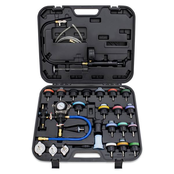 Mishimoto - Mishimoto 28-Piece Cooling System Pressure Tester and Vacuum Refill Kit - MMTL-CPT-28