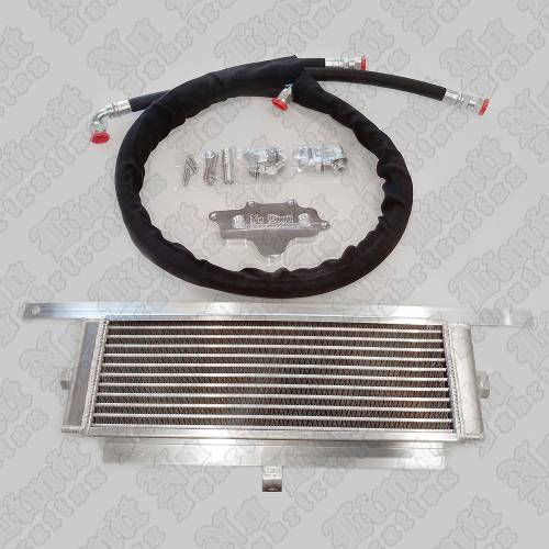 No Limit Fabrication - No Limit Fabrication 6.7 Oil Cooler Relocation Kit - 67OCRK